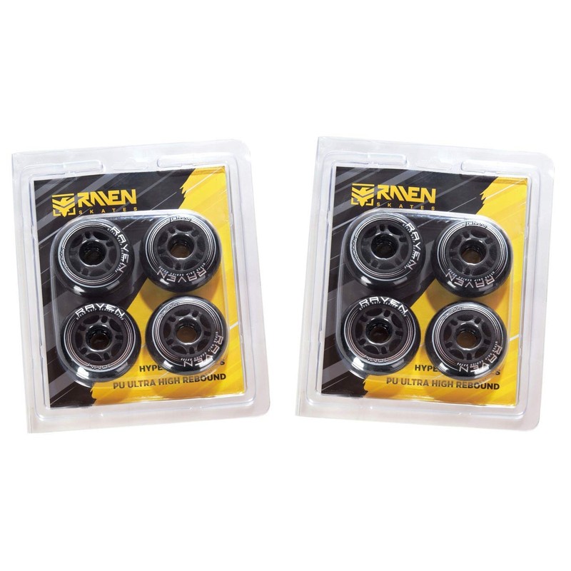 Raven Wheels for Inline Skates with Ball Bearings Abec7/Abec9 (70