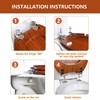 Round Toilet Seat Molded Wood Toilet Seat with Quietly Close