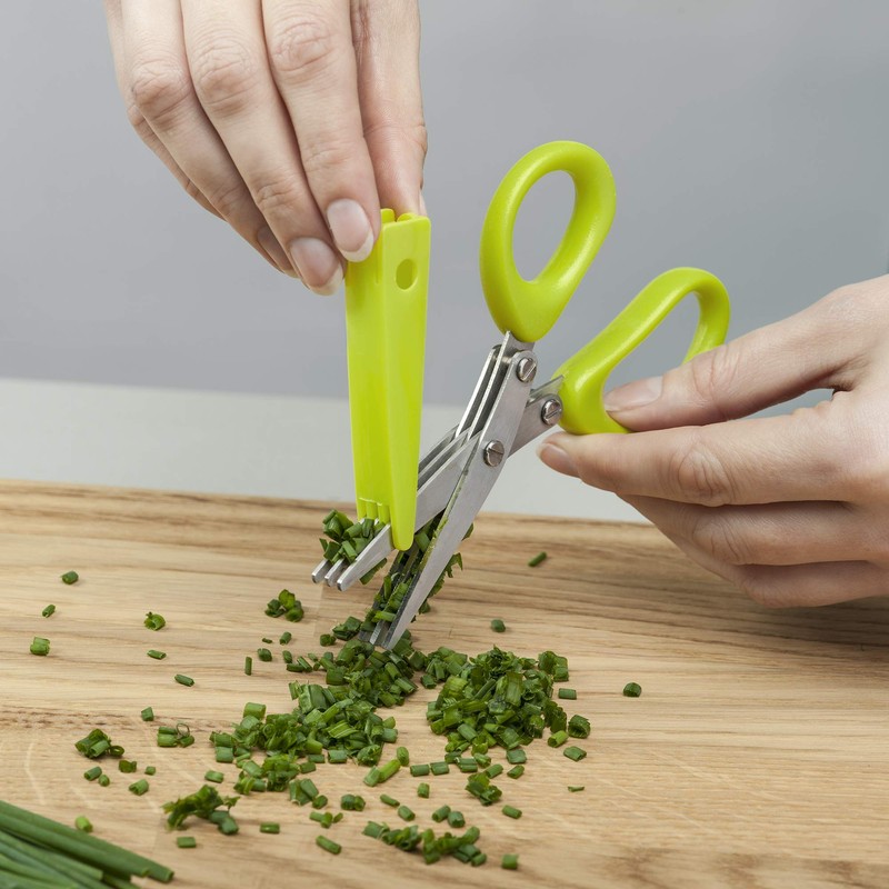 Kilo 3 Blade Mini Herb Scissors/Shears with Safety Cover