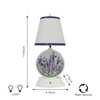 MOMENTS IN TIME LED Lamp Shaped Glitter Spinning Water Globe
