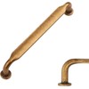 Amerdeco 10 Pack Antique Brass Cabinet Pulls 6.3 Inch(160mm) Hole