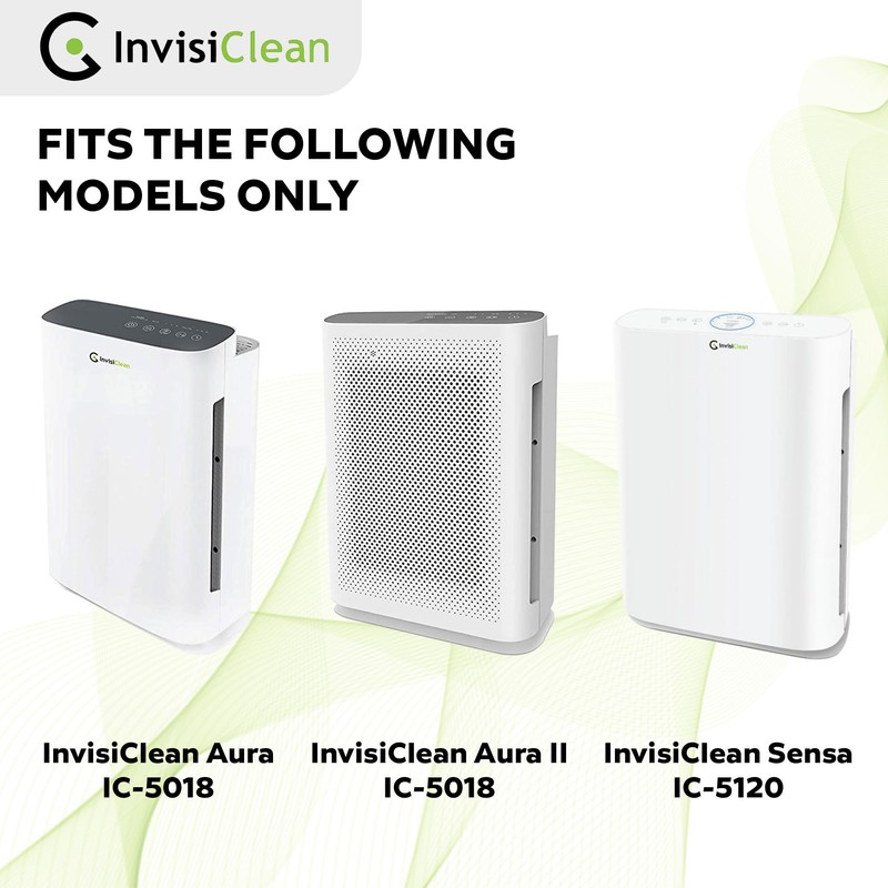 InvisiClean True Hepa Replacement Filter with Activated Carbon Prefilter -