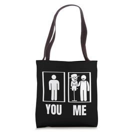 Ventriloquist Proud Funny Men Ventriloquist Tote Bag