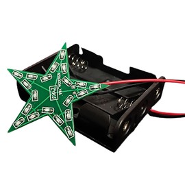 Soldering Practice Kit Star Shaped LED Breathing Lamp Kit SMD Soldering Projects DC 4.5V DIY Electronic DIY Kits Christmas Decorations for Christmas Tree