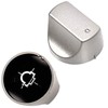 SPARES2GO Hot-Ari ix Control Switch Knobs Compatible with Hotpoint Oven