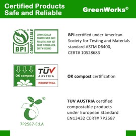 GreenWorks GreenWorks Heavy-duty Compostable Spoons,BPI Certified,100 Count Large Disposable Cutlery Spoons