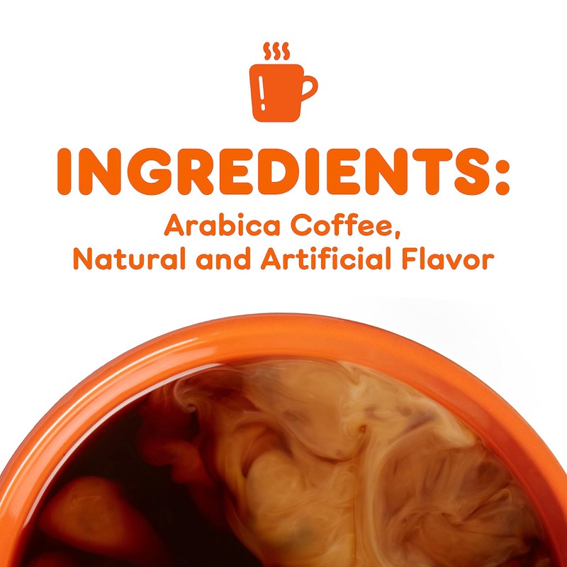 Dunkin' Turtle Love Flavored Dark Roast Ground Coffee, 11 Ounce