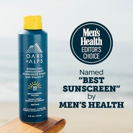 Oars + Alps SPF 50 Face & Body Broad Spectrum Sunscreen Spray | Fast-Absorbing, Lightweight, Non-Greasy, Hawaii Reef Act 104 Compliant, Water-Resistan