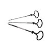 Connex COXT802010 Nagelbohrer-Set, silber/schwarz, One Size, 3-teilig