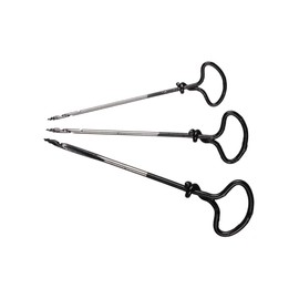 Connex COXT802010 Nagelbohrer-Set, silber/schwarz, One Size, 3-teilig