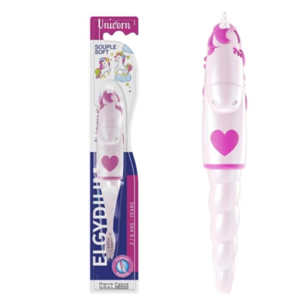 Elgydium- Pierre Fabre Elgydium Kids Unicorn Toothbrush 2-6 Years Old