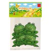 Needzo Green Foil Individually Wrapped Chocolate Frogs, Gourmet German Milk