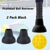LOOEEL 2PCS Pickleball Ball Retriever,Universal Pickleball Upper Suction Cup,Silicone Pickleball