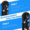 OURU 2 IN 1 Ratchet Pex Crimping Tool Pliers Cinch