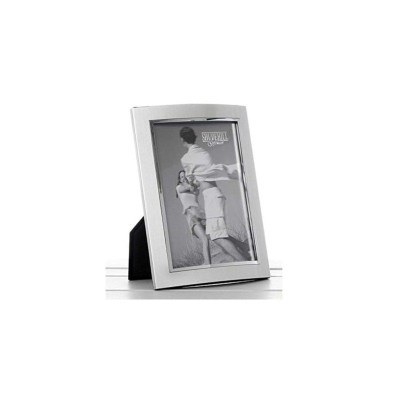 Shudehill Giftware Silver Curved Edge Photo Frame 5x7