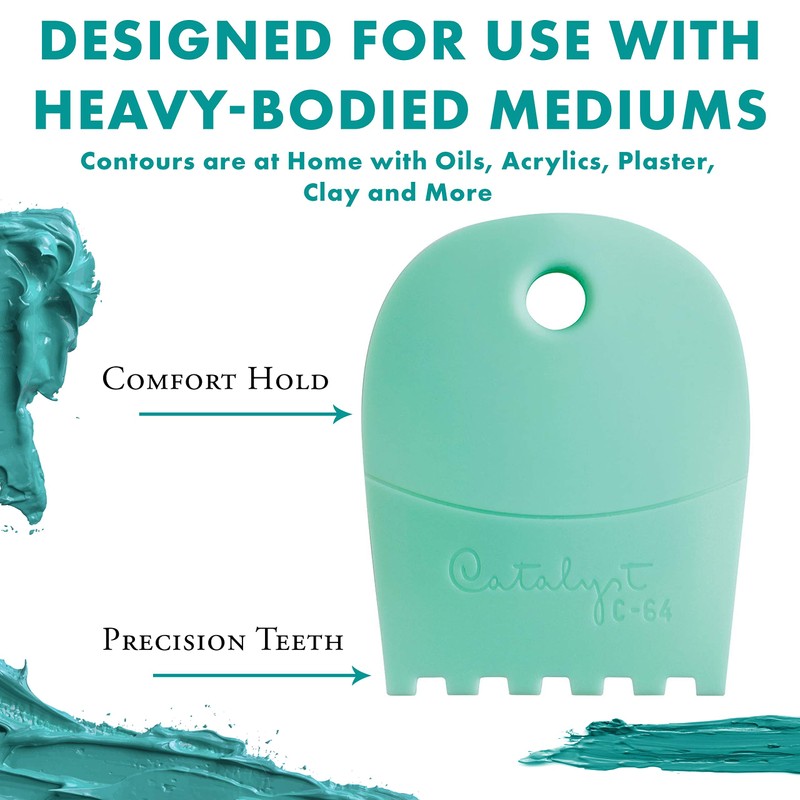 Princeton Art & Brush Catalyst Contour Tool-Mint C-64