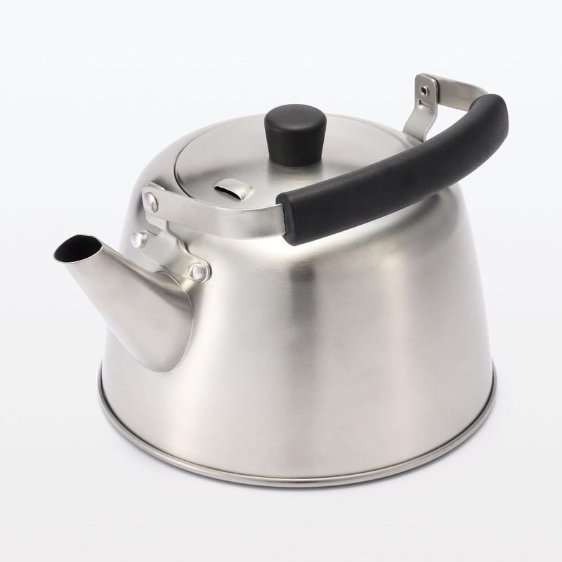 Mu-in Ryohin Stainless Steel Kettle 2L Silver 44902448