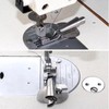 TOOVREN 4pcs Rolled Hem Presser Foot, Sewing Rolled Hemmer Foot,