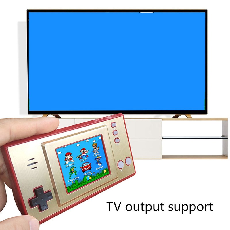 Handheld Game Console for Kids Portable LCD Display HD Output