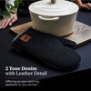 BO877001 Barbary & Oak Denim Single Oven Glove with Leather