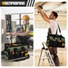 UUP 18-Inch Large Tool Bag, 16-Pocket Portable Tool Box Organizer