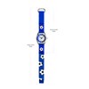 Tikkers Boys Blue Canvas Rip Strap Time Teacher Football Watch