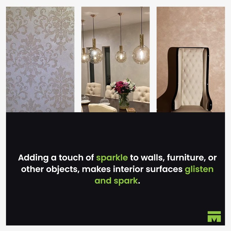 Meoded Paint & Plaster | Crystal Brush Glitter Paint |