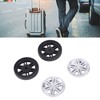 4 Sets Suitcase Repair Wheels with Covers PVC Wheel Casters