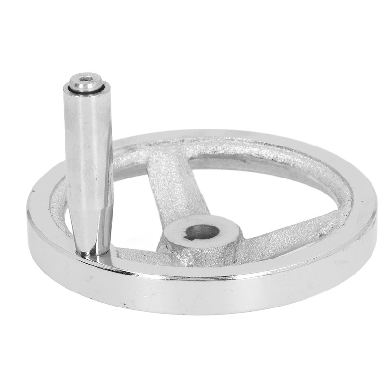 3 Spoke Hand Wheel with Revolving Handle Cast Iron Round