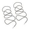 2pcs Rhinestone Shoe Laces Fashionable Shiny DIY Replacement Round Crystal