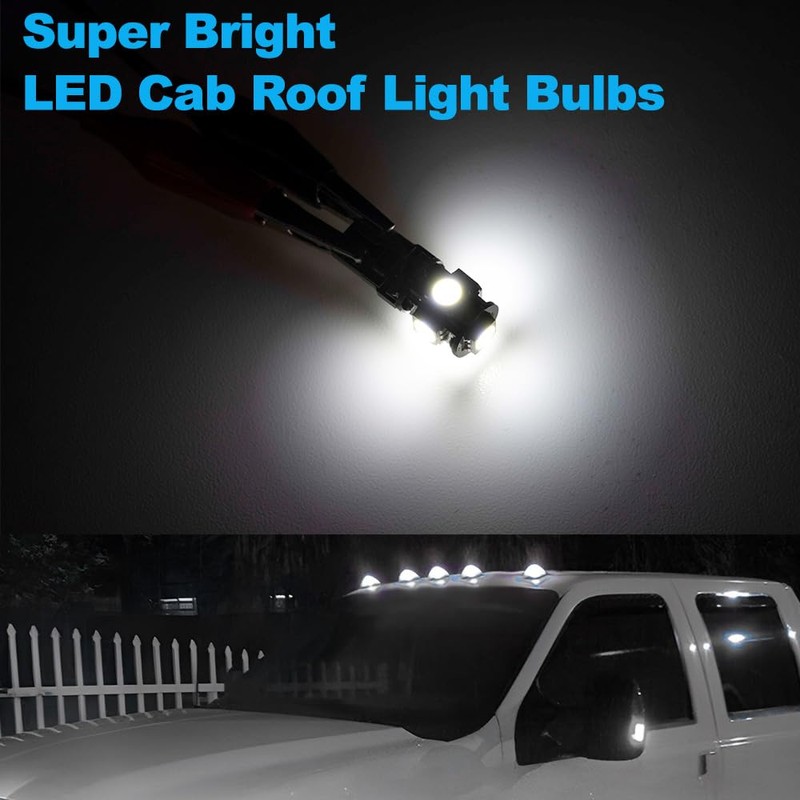 LED Cab Roof Light Bulbs For 2003-up Ram 1500 2500