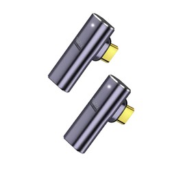 USB-C Type C Magnet Converter Adapter, Thunderbolt 3, Raiden, 40Gbps, High Speed Data Transfer, 8K Video Transfer, 24 Pins, Magnetic Connector, Supports 100W/5A, 8K/60Hz, Video Output, Wire