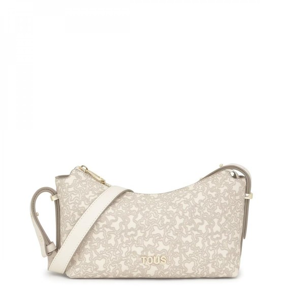 TOUS Kaos Mini Lines 2002183201 Medium Shoulder Bag, beige