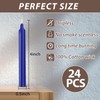 24 Pack Blue Spell Chime Candles – Premium Mini Unscented