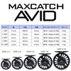 M MAXIMUMCATCH Maxcatch Fly Reel Mid Arbor CNC Machined Aluminum