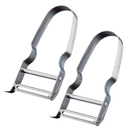 Westmark 2 vegetable and asparagus peelers, U-peeler, steel, stainless steel, 609022E3