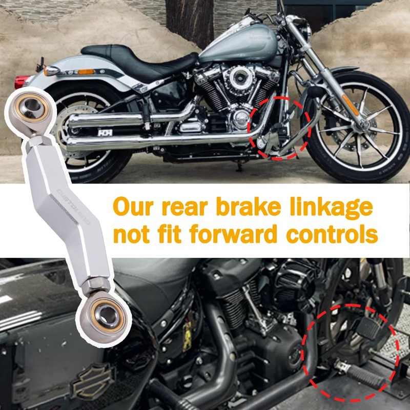 2024 Low Rider S Brake Lever, Extended Brake Shift Lever,