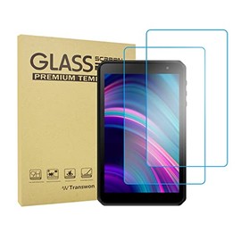 Transwon (for BLU M8/ M8L/ M8L 2022/ M8L Plus) 2PCS Tempered Glass for BLU M8 Tablet/ M8L Tablet/ M8L 2022 Tablet/ M8L Plus Tablet 8 inch