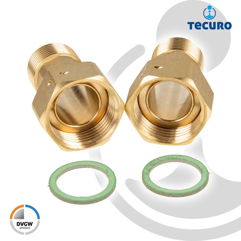 Tecuro Water Meter 1 Inch Union Nut x 3/4 Inch