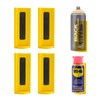 4 Pcs Magnetic Aerosol Spray Can Holder,Powerful Magnet Toolbox Bottle