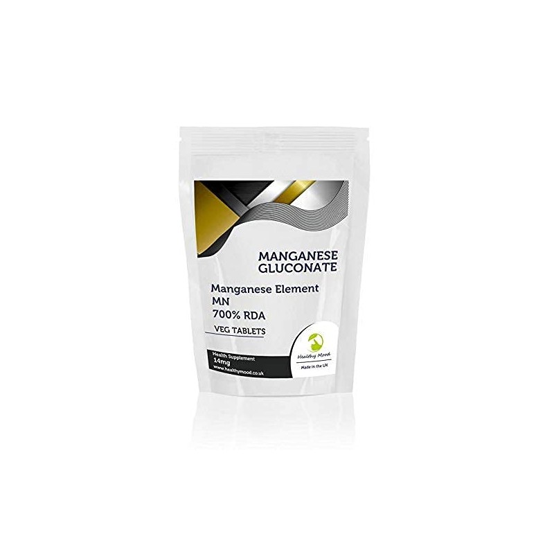 Manganese Gluconate 122mg 120 Tablets Manganese Element 14mg Health Supplements