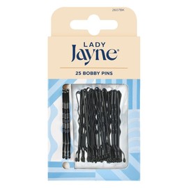 Lady Jayne Bobby Pins Black X 25