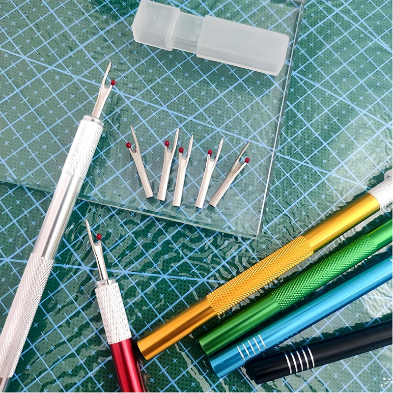 2 Sets Sewing Seam Rippers,10 Pcs Metal Seam Ripper Set