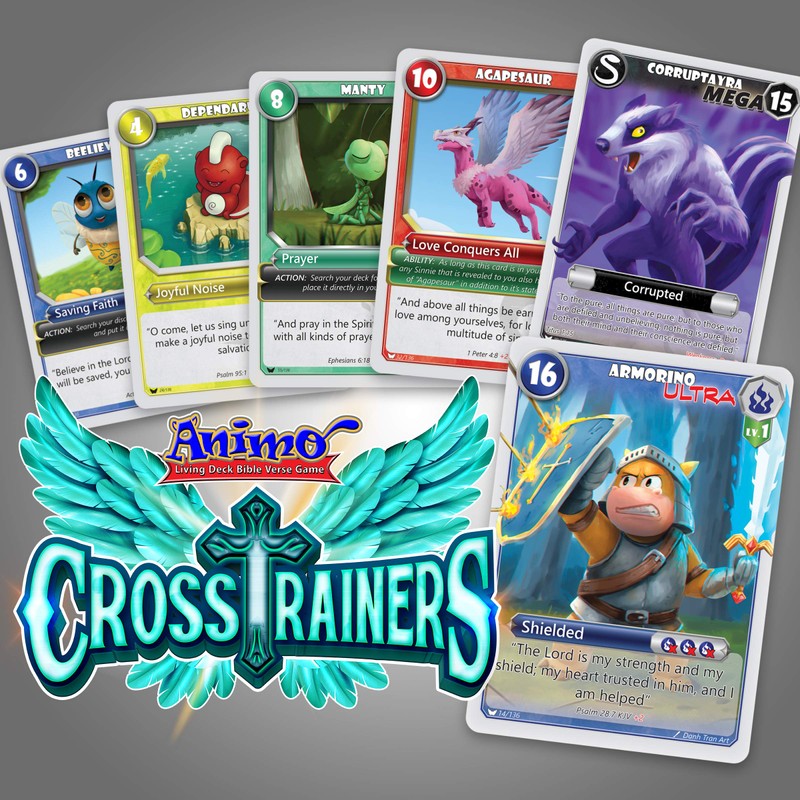 Animo Living Deck Bible Verse Game Cross Trainers Booster Pack