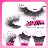 Veleasha Fox Eye Lashes 3D Effect Natural Eyelashes 5 Pairs