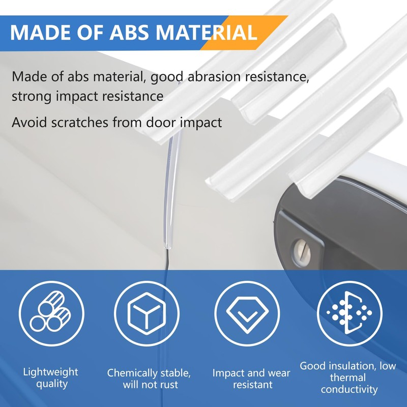 WALWAL Car Door Edge Guard Protector Scratch Strip Fit for