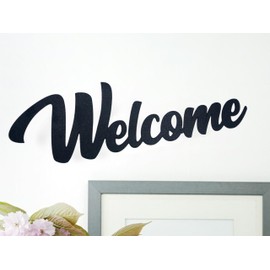 Welcome Sign - Lettering - Welcome Decoration - Door Sign - Wall Sign - Hallway Wall Decoration - Living Room Wall Decoration - Wall Sticker - Wall Decoration for Home - Decorative Sign Made of