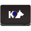 B1128 Blue Dot K-9 German Shepherd Police Dog Decal Sticker