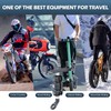 KAPARNER Motorcycle Phone Clip Kit, Anti-Theft Double Socket Arm/Angled Bolt-Head