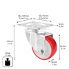 Wagner 04688001 Soft Swivel Castor Diameter 80 mm, Height 105